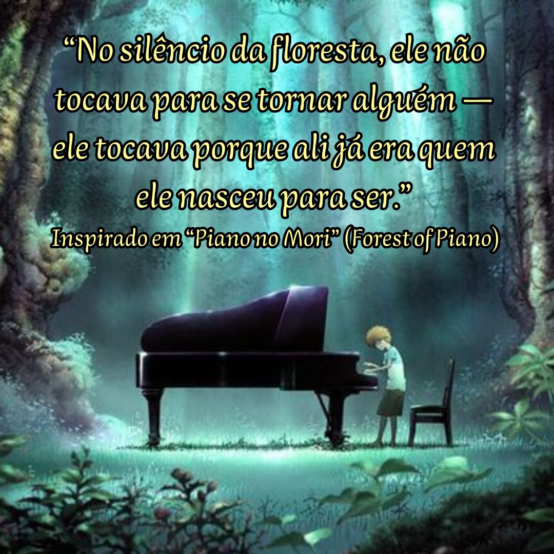 Forest of Piano e o Propósito: o dom que nasce da alma